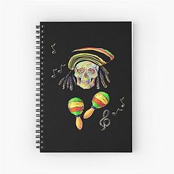 Bob Marley Art Musician T-Shirts Perfect Gift Spiral Notebook