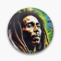 Bob Marley Graffiti 핀
