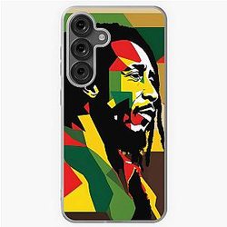 Bob Marley Abstract Portrait Samsung Galaxy Soft Case