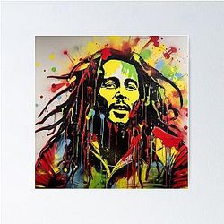 Spray paint Bob Marley Posters