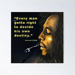 Conscious Bob Marley Poster