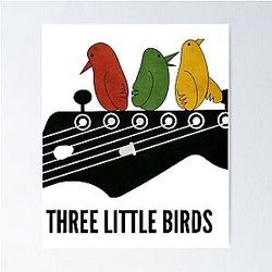Bob Marley Three Birds Poster