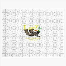 Lazy Like a Sloth with BOB Marley Hat & Bob hair- Perfect Gift Jigsaw Puzzle