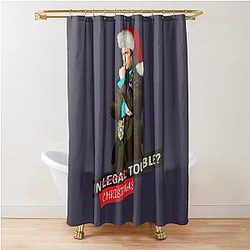Reward Illustration Pop Retro Wave Shower Curtain