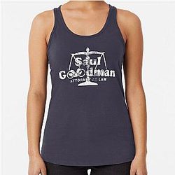 Funny Man Bob Odenkirk Retro Racerback Tank Top