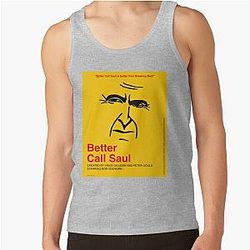 Funny Man Illustration Bob Odenkirk Gifts for Movie Fans Tank Top