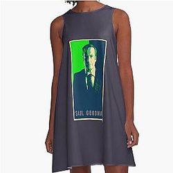 Mens Saul Goodman Bob Odenkirk Cool Gift A Line Dress