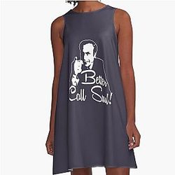 Funny Gift Bob Odenkirk Cute Graphic Gifts A Line Dress