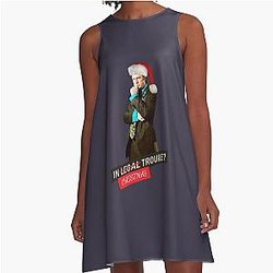 Reward Pop Retro Wave A-Line Dress