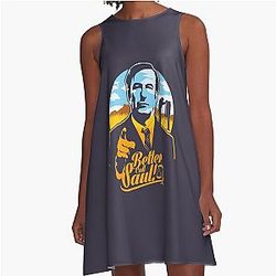 Beautiful Model Bob Odenkirk Gift Movie Fans A-Line Dress