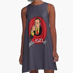 Day Gifts Saul Goodman Bob Odenkirk Cute A-Line Dress Gift