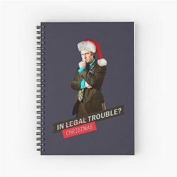 Reward Pop Bob Odenkirk Retro Wave Spiral Notebook