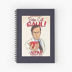 Gift Idea Bob Odenkirk Christmas  Spiral Notebook
