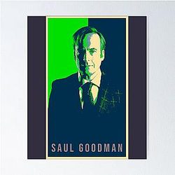 Mens Saul Goodman Bob Odenkirk Cool Gift Poster