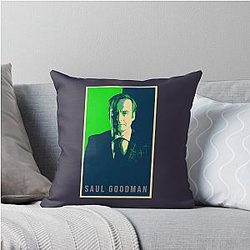 Mens Saul Goodman Bob Odenkirk Cool Gift Throw Pillow