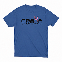 Bob's Burgers T-Shirt: Silhouette Heads Bob's Burgers T-Shirts