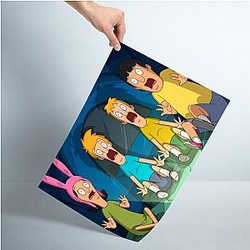 Bob's Burgers Poster - Stunning Cartoon Print Wand Kunst Poster Seide Stoff kein Rahmen