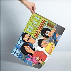 Bob's Burgers Posts - Neuer Aktualisierter Cartoon Print Wall Art Poster Seide Stoff