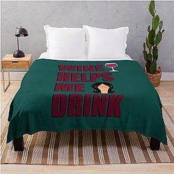Wine Helps Me Drink DTNK2708 Bob's Burgers Blanket