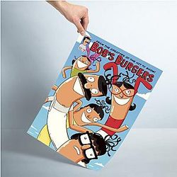 Bob's Burgers Posters - Cartoon Funny Stampa Poster Silk Tessuto No Frame Home Decorazione