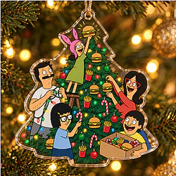 Burger Tree Christmas Ornament NTT0710 Bob's Burgers Decoration