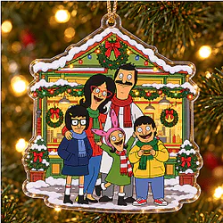 Belchers’ Christmas at the Restaurant Ornament NTT0710 Bob's Burgers Decoration