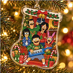 Belcher Family Holiday Jam Ornament NTT0710 Bob's Burgers Decoration