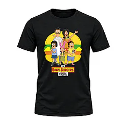 The Bob's Burgers Movie Family Burger Graphic T-Shirt NTT1310 Bob's Burgers T-Shirts