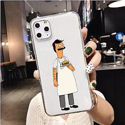 Bob’s Burgers Handy Cases - Cartoon Printed Soft TPU Clear iPhone Back Cover