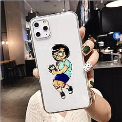 Bob’s Burgers Phone Cases - Cartoon Soft TPU Clear iPhone Back Cover