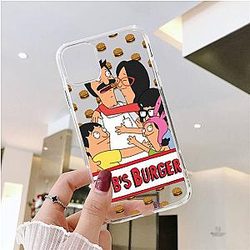 Bob's Burgers Handy Cases - Cartoon Adorable Art Printed Clear iPhone Case