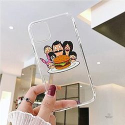 Bob's Burgers Handy Cases - Klare iPhone Case Cartoon Drucken Silikon Rückendeckung
