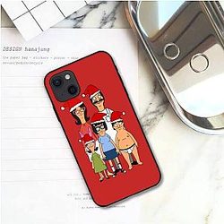 Bobins burgers cas - Funny Cartoon Print Couverture arrière souple pour iPhone