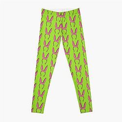Bob's Burgers Leggings - Pink Bunny Hat | Bob's Burgers Inspiriert | @ HeckinFarOut Leggings