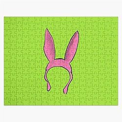 Bob's Burgers パズル - ピンクバニー帽子 | Bob's Burgers インスピレーション | @ HeckinFarOut ジグソーパズル