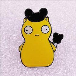 Bob's Burger Pins - Cartone dell'orso giallo carino Regalo di perno di smalto per i bambini