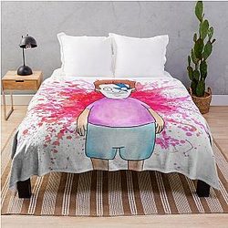 Bob's Burgers Blanket - Bob's Burgers Gen als David Bowie Throw Blanket
