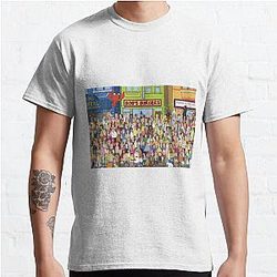 Bob's Burgers T-Shirts - Bob's Burgers Charakter Collage Classic T-Shirt