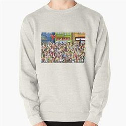 Bob's Burgers 스웨터 - Bob's Burgers 캐릭터 Collage Pullover 스웨터