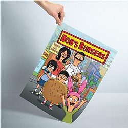 Bob's Burgers Poster - Cartoon Print Wand Kunst Poster Seide Stoff kein Rahmen
