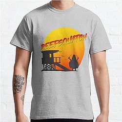Bob's Burgers T-Shirts - Beefsquatch Baywatch Parody - Bob's Burgers Classic T-Shirt