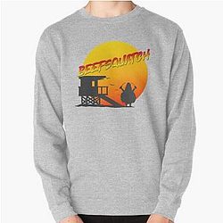 Bob's Burgers Sweatshirts - Beefsquatch Baywatch Parody - Bob's Burgers T-shirt pull-over