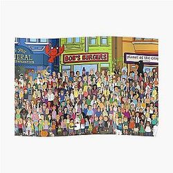 Bob's Burgers Plakate - Bob's Burgers Charakter Collage Poster