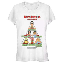 Bob's Burgers Food Pyramid Girls T-Shirt