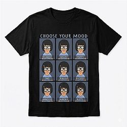 Tina Belcher Mood DTNK0701 Bob's Burgers T-Shirts