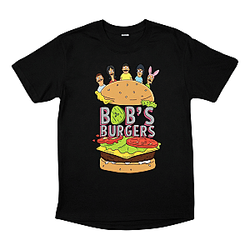 Burger Stack Family LA 0403 Bob's Burgers T-Shirts