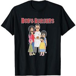 Retro Cartoon Family DTNk1404 Bob's Burgers T-Shirts