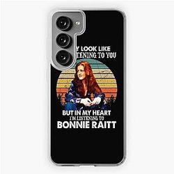 I May Look Like I'm Listening To You Bonnie Raitt Vintage Samsung Galaxy Soft Case