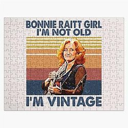 Retro Bonnie Raitt Girl I'm Not Old I'm Vintage  Jigsaw Puzzle