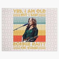 Retro Yes I'm Old But I Saw Bonnie Raitt On Stage Jigsaw Puzzle